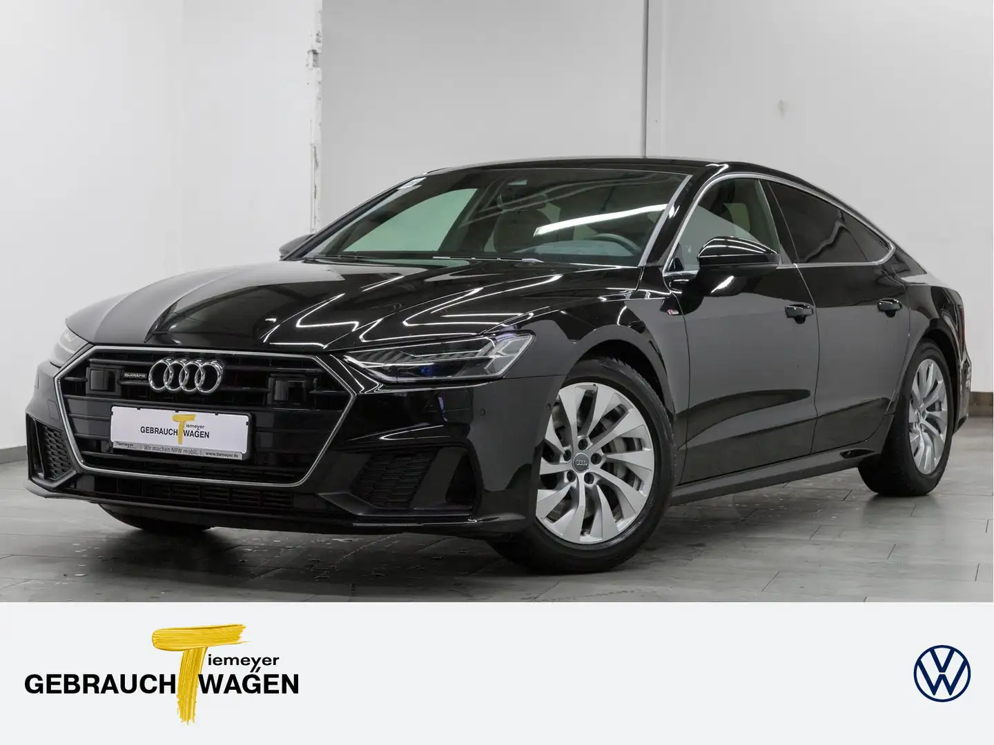 Audi A7 50 TFSIe Q 2x S LINE KAMERA LEDER M Чёрный - 1