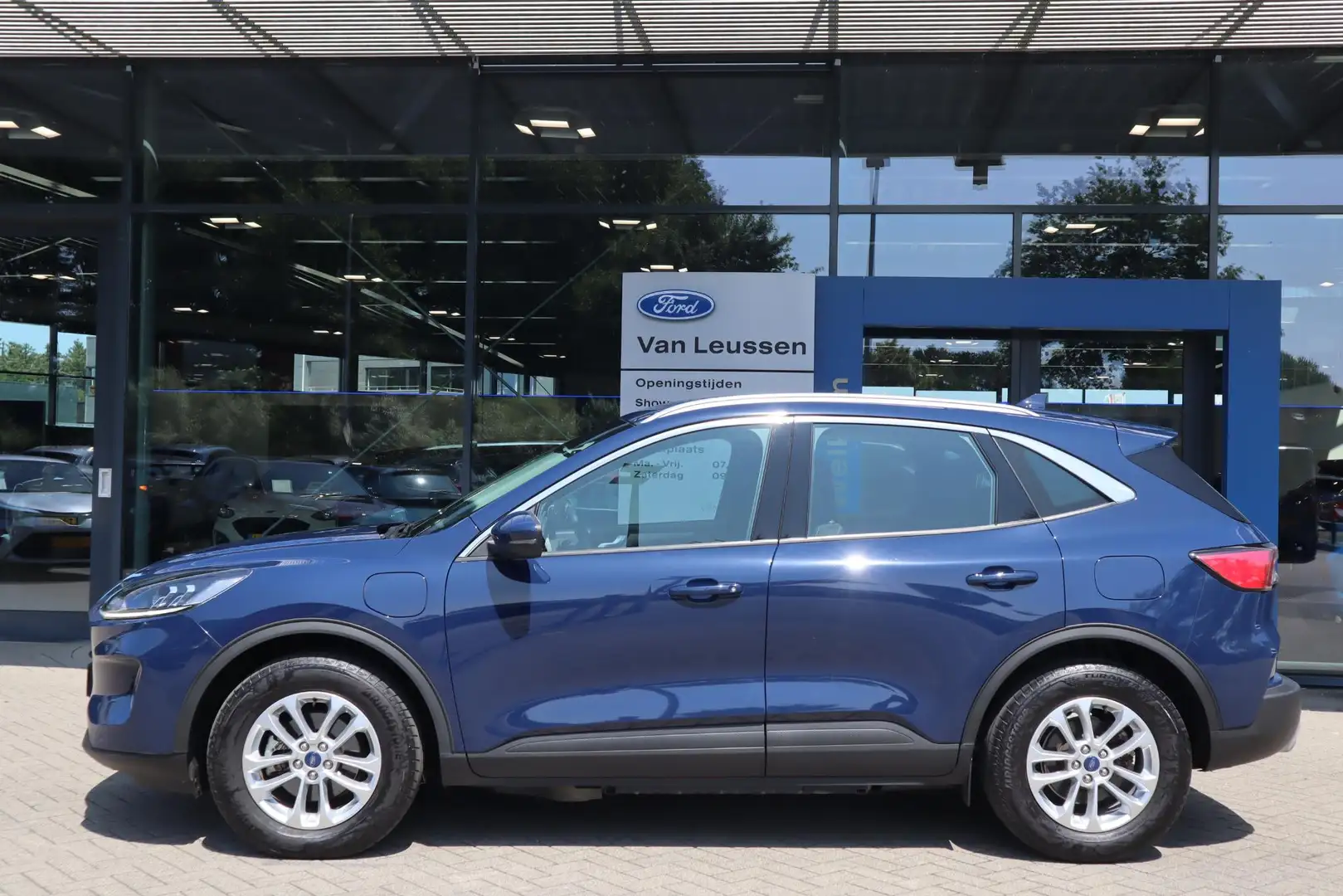 Ford Kuga 2.5 PHEV TITANIUM APPLE/ANDROID PARK-SENSOREN NAVI Blauw - 2