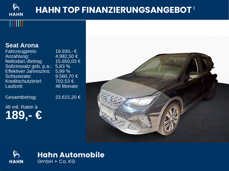 SEAT Arona 1.0TSI DSG Style Edition LED Nav CAM Sitzh — photo 2