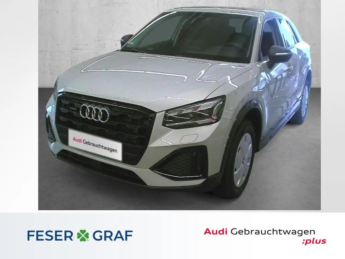 Audi Q2 adv 40 TFSI qu. S-tro. +Matrix+AHK+ACC+Standheiz+ Silber - 1