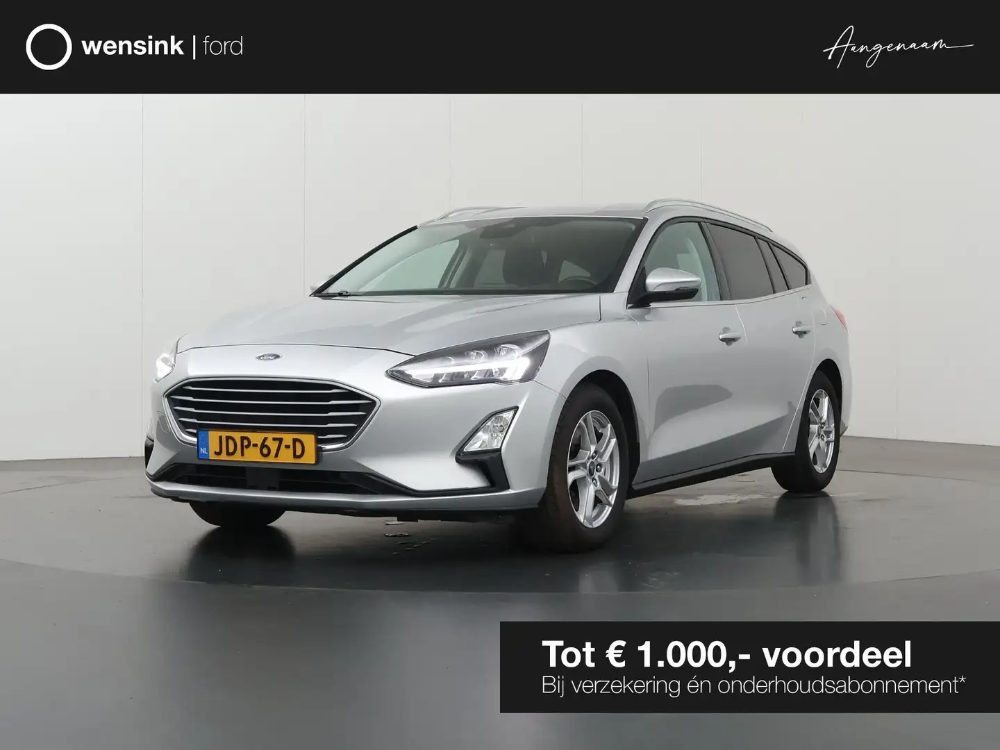 Ford Focus Wagon 1.0 EcoBoost Trend Business | Full LED kopla Grijs - 1