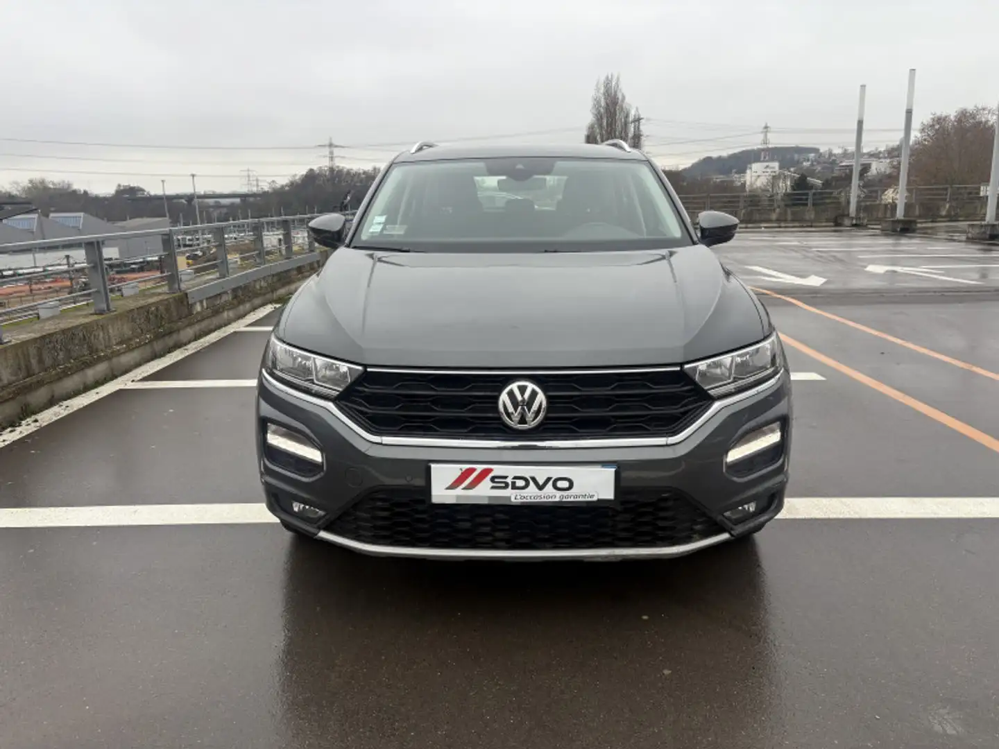 Volkswagen T-Roc 1.6 TDI 115CH LOUNGE BUSINESS EURO6D-T Gris - 2