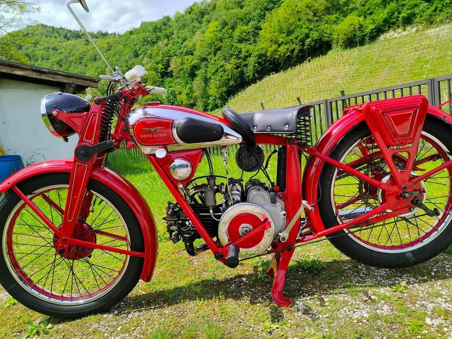 Moto Guzzi 250 TS Egretta 250 Rosso - 2
