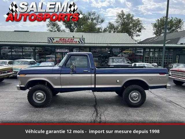 Ford 1974 Pickup 390 CI V8 160 HP Code H 3 vitesses Heavy-Duty vitesses Tous compris