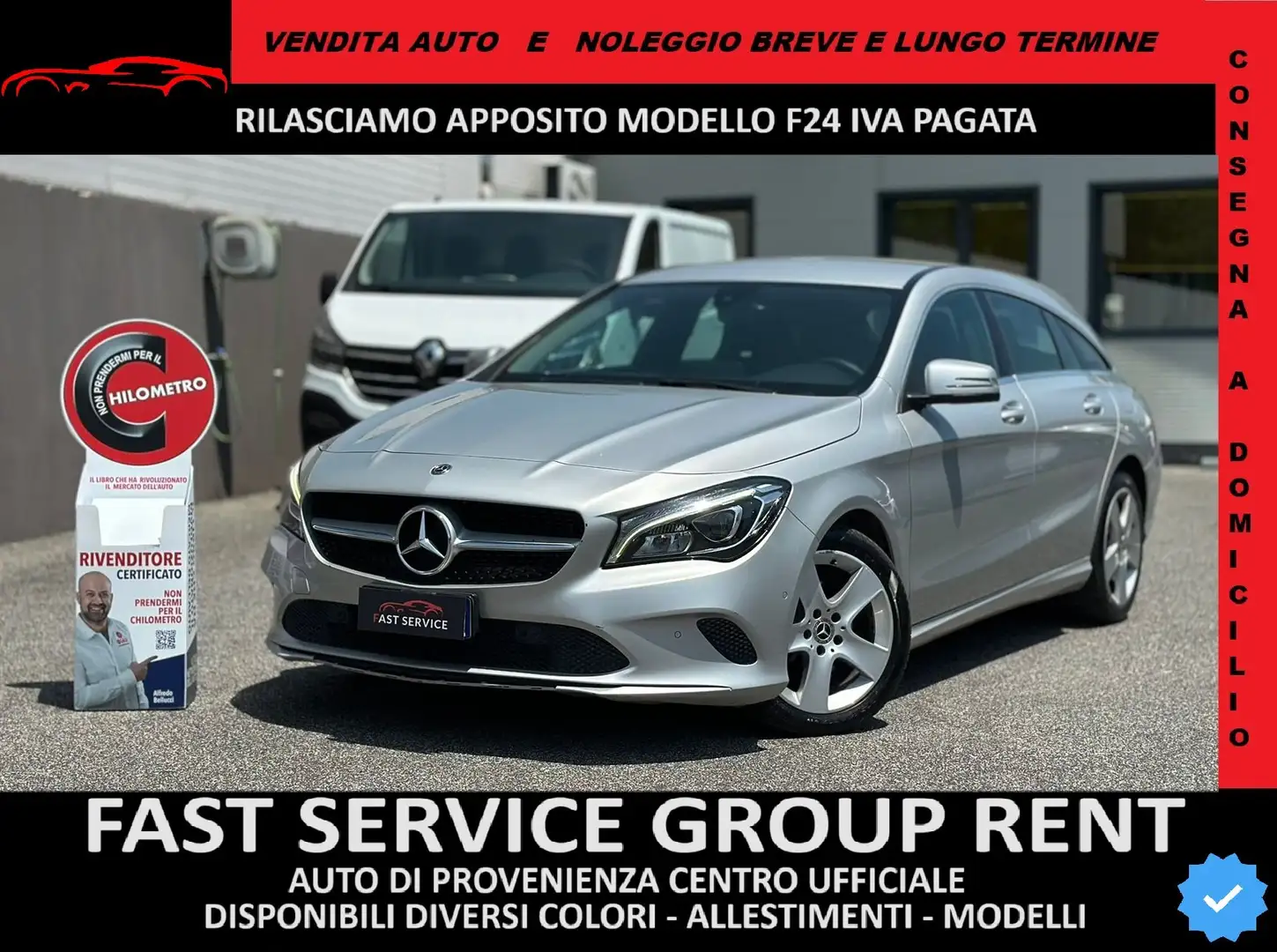 Mercedes-Benz CLA 220 CLA Shooting Brake 220 d Executive TELECAMERA NAVI Argento - 1