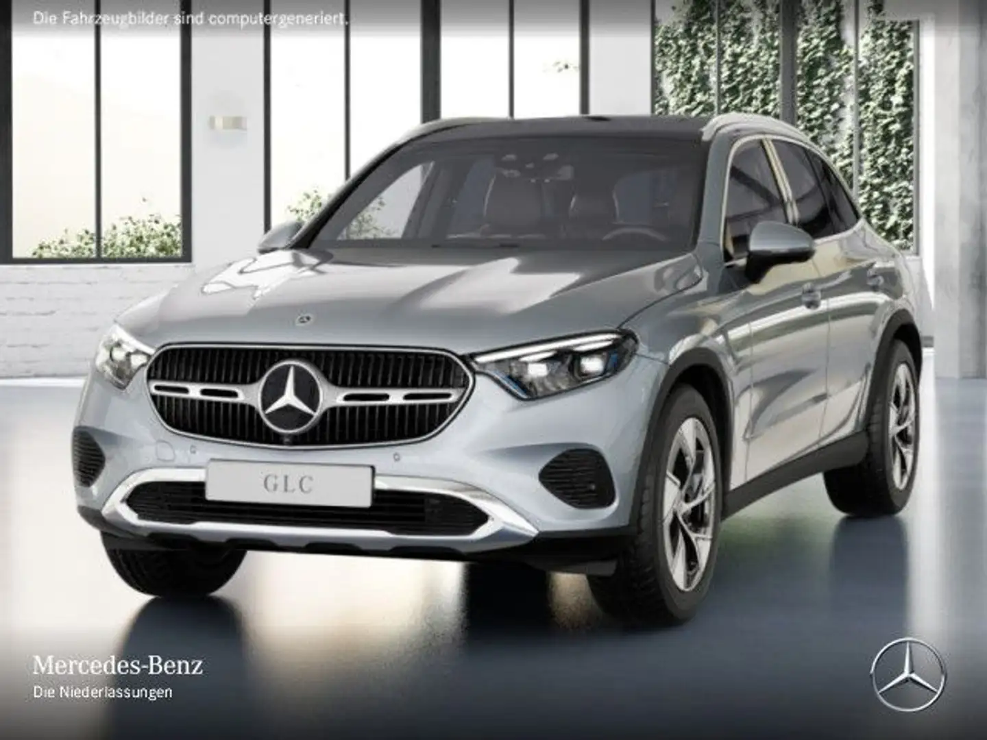 Mercedes-Benz GLC 400 e 4M AVANTG+PANO+360+AHK+BURMESTER+KEYLESS Srebrny - 2