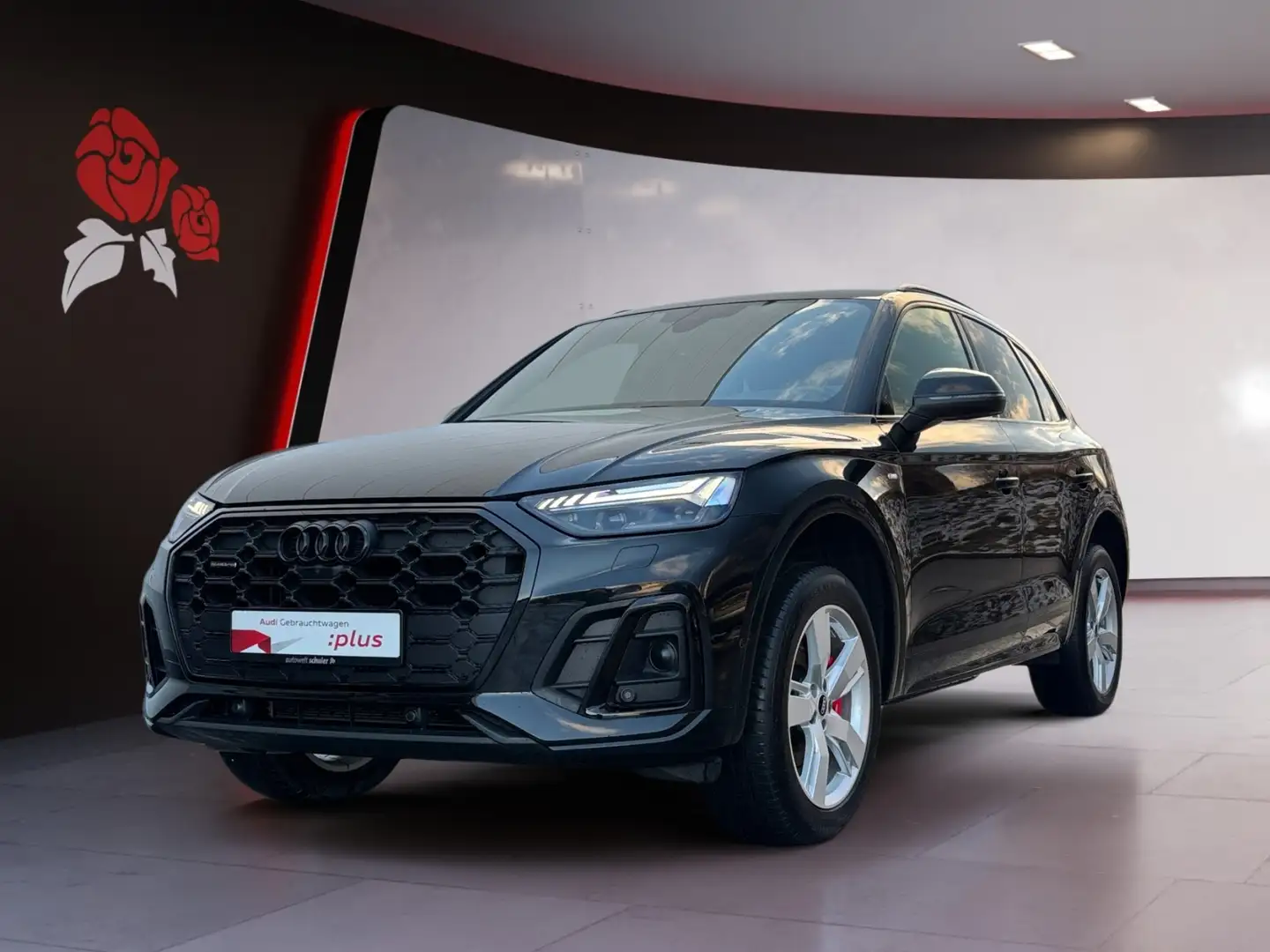 Audi Q5 40 2.0 TDI quattro S-line AHK ACC 360° Navi Matri Schwarz - 2