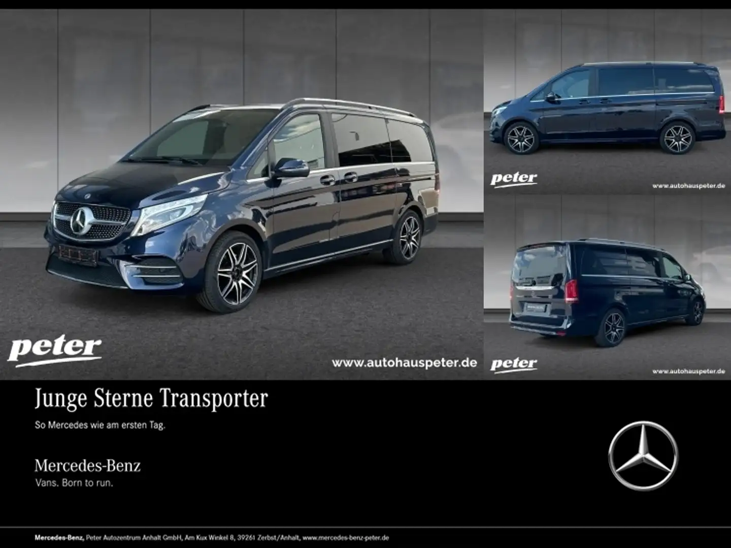 Mercedes-Benz V 300 d 4Matic Avantgarde Edition AMG STHZG+AHK Blauw - 1