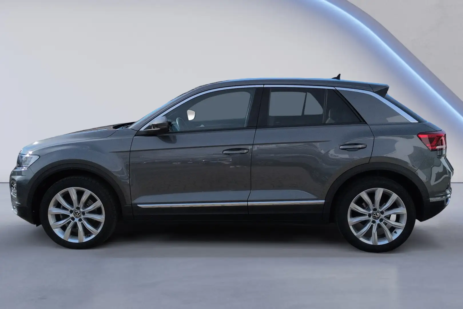 Volkswagen T-Roc 2.0 TSI 4M DSG Sport STHZ+KAMERA+LEDER Grau - 2