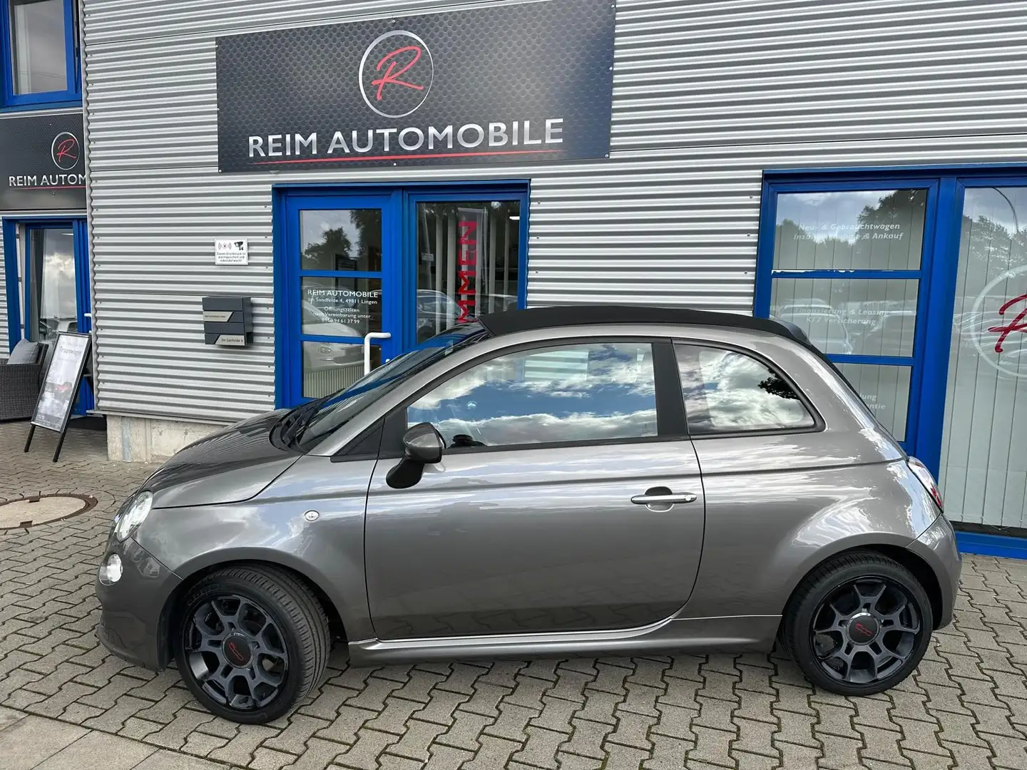 Fiat 500C 1.2 "Sport" *KLIMAAUTOMATIK*ALU*NAVI* Grijs - 2