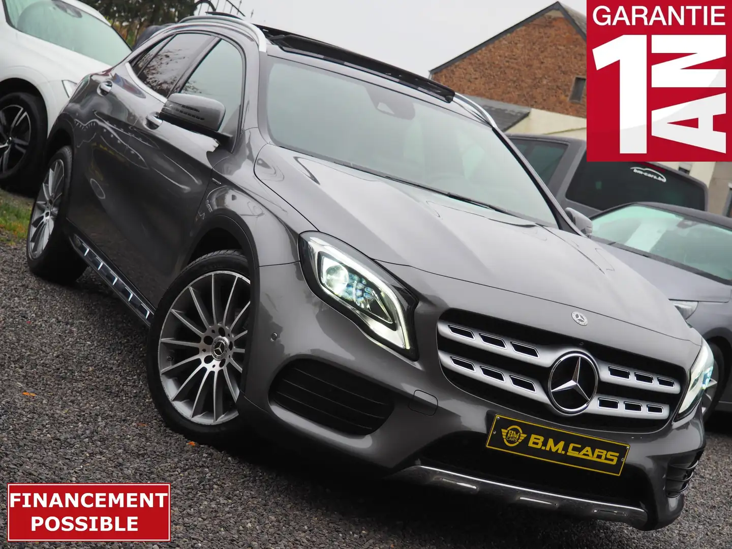 Mercedes-Benz GLA 200 EDITION ✅PACK AMG✅ AUTO-GPS-CUIR-PANO-FULL OPT Grey - 1