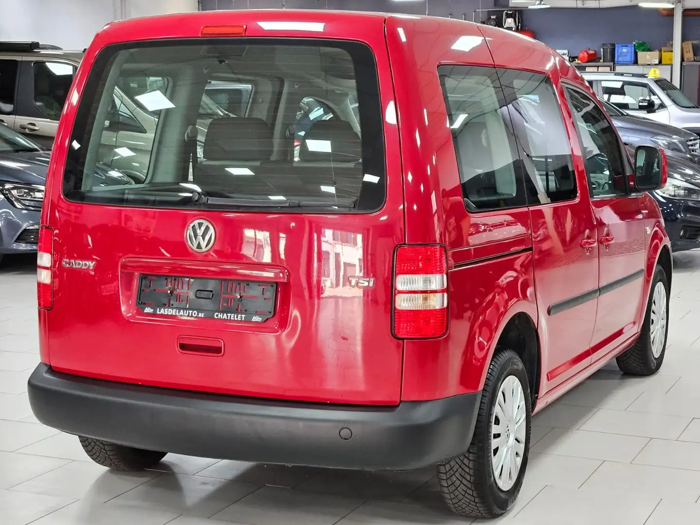 Volkswagen Caddy 1.2i Trendline 5Places Clim Radio Usb Aux Cd Rouge - 2