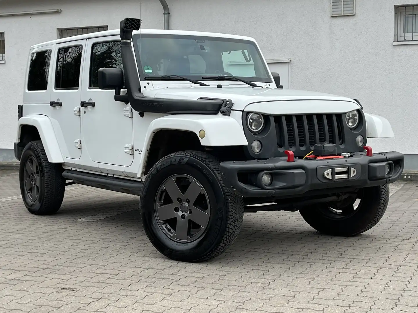 Jeep Wrangler Sahara 4x4 Leder Kamera TÜV10/26 Shz. Blanc - 2
