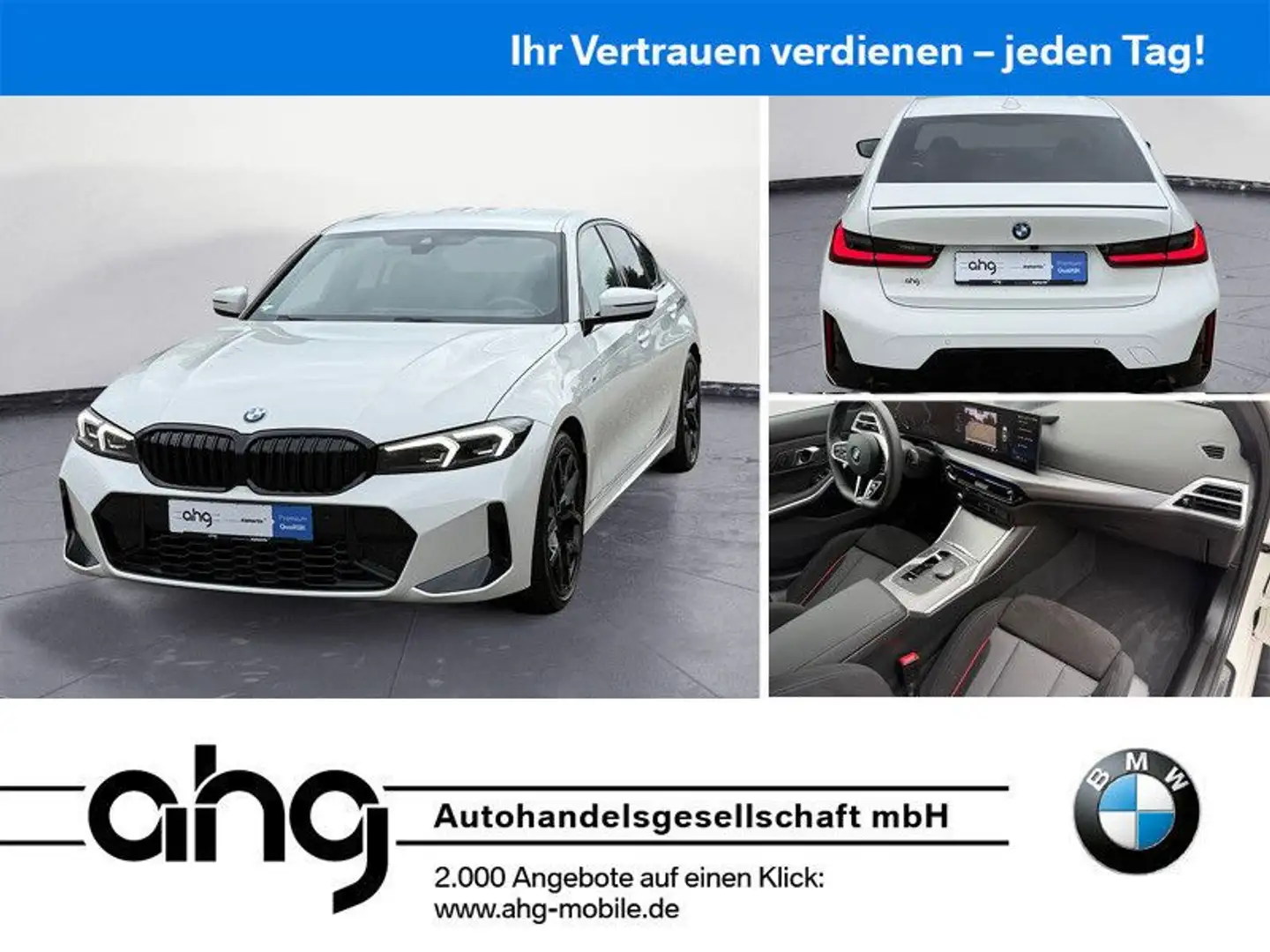 BMW 320 d xDrive M Sportpaket Pro Kamera HiFi Sportsi Weiß - 1