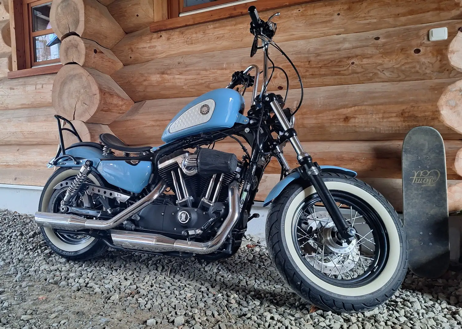 Harley-Davidson Sportster Forty Eight Niebieski - 2