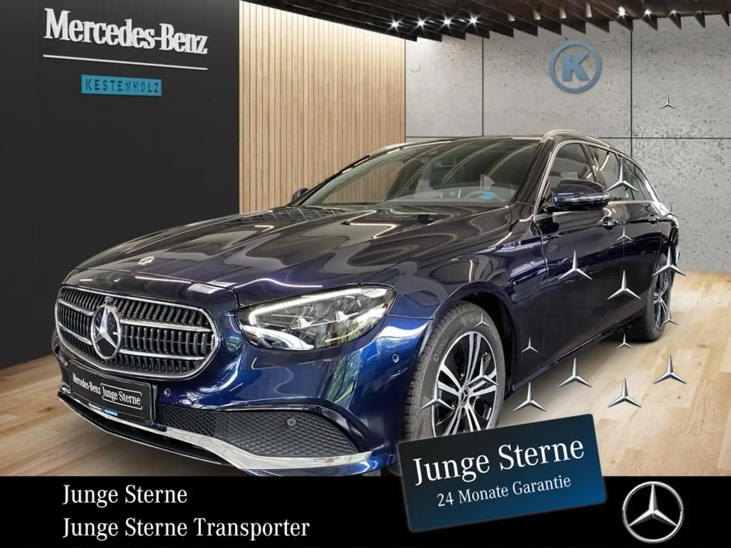 Mercedes-Benz E 220 d T-Modell *AVANTGARDE*MBUX*PANO*AHK*360°* Blau - 1