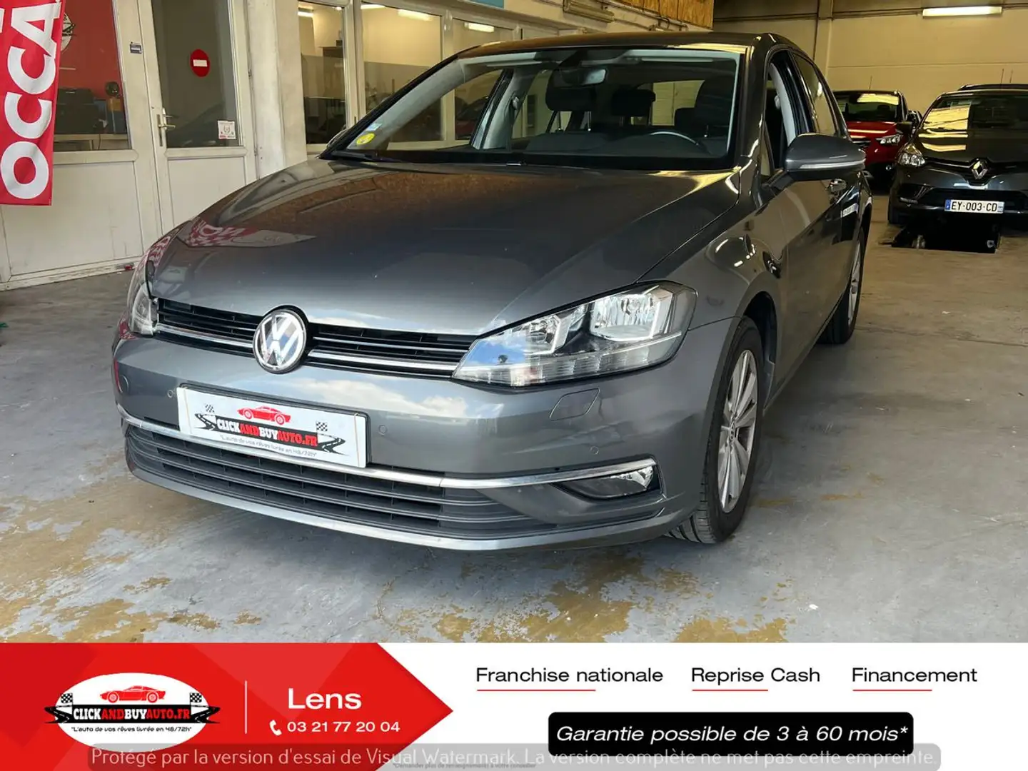 Volkswagen Golf 7 1.6 TDI CONFORTLINE // CLIM AUTO / REGUL / CLIM  Gris - 1