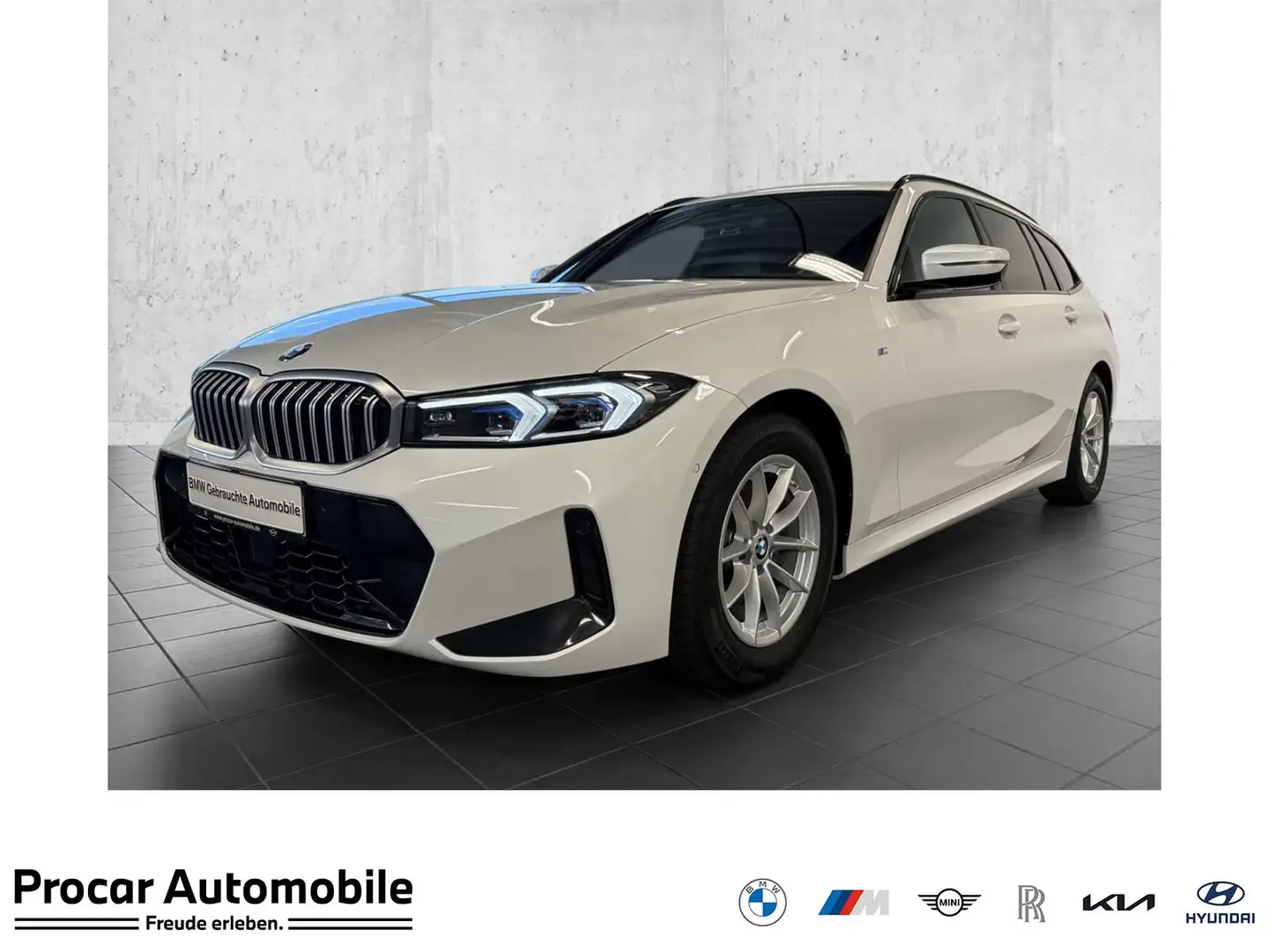 BMW 320 i Touring M Sport HUD ACC RFK NAVI LED DAB Bianco - 1