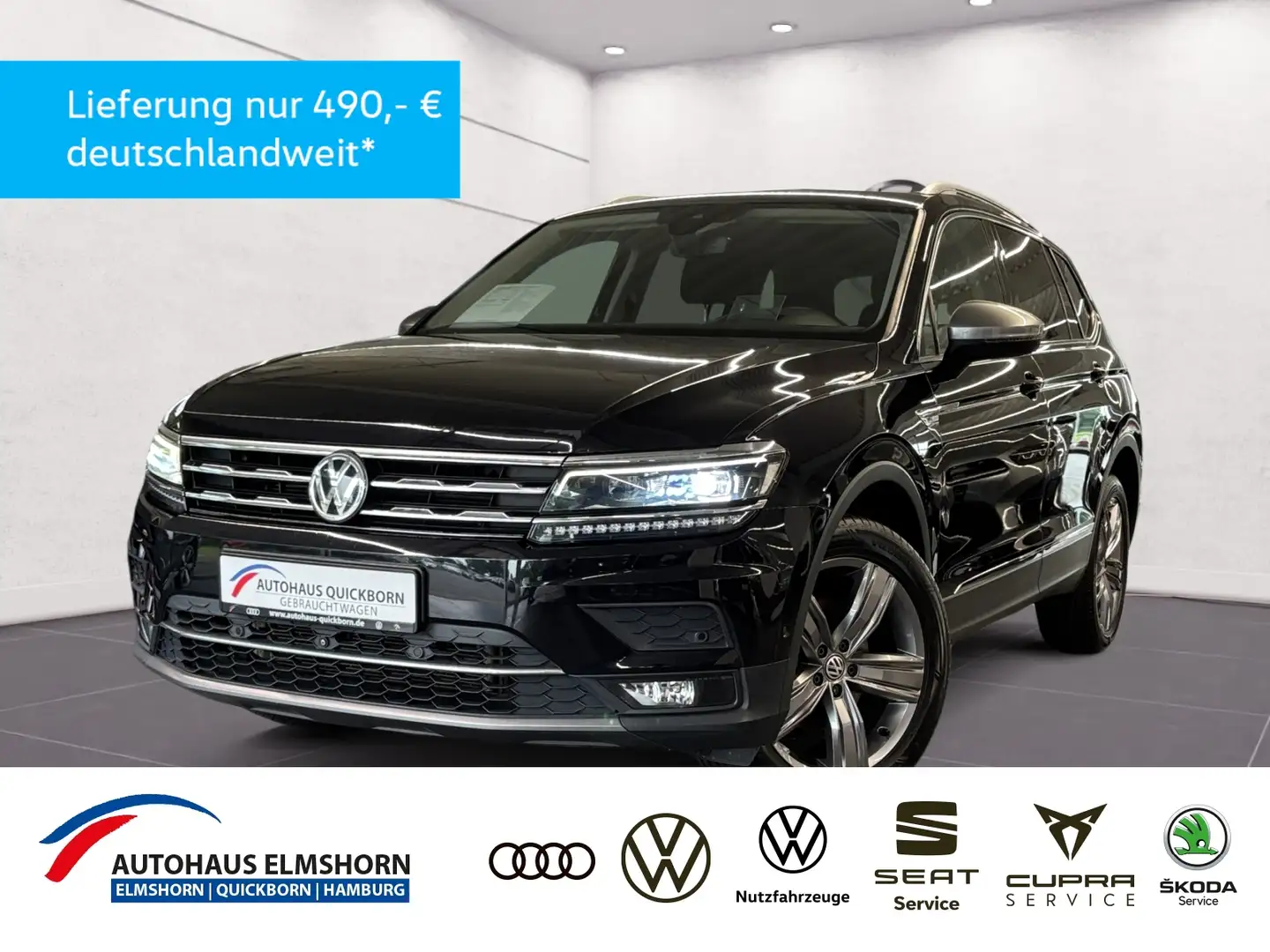 Volkswagen Tiguan Allspace Highline 2.0 TDI 4Motion DSG AHK PARK NAVI KAMERA Schwarz - 1