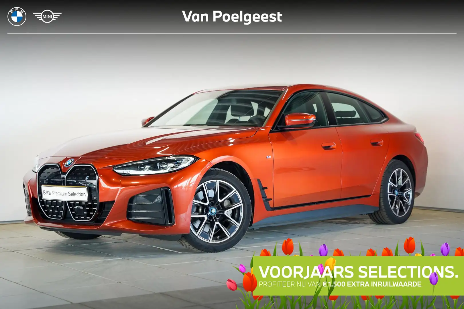 BMW i4 eDrive40 M Sportpakket | Selections 1500 Orange - 1