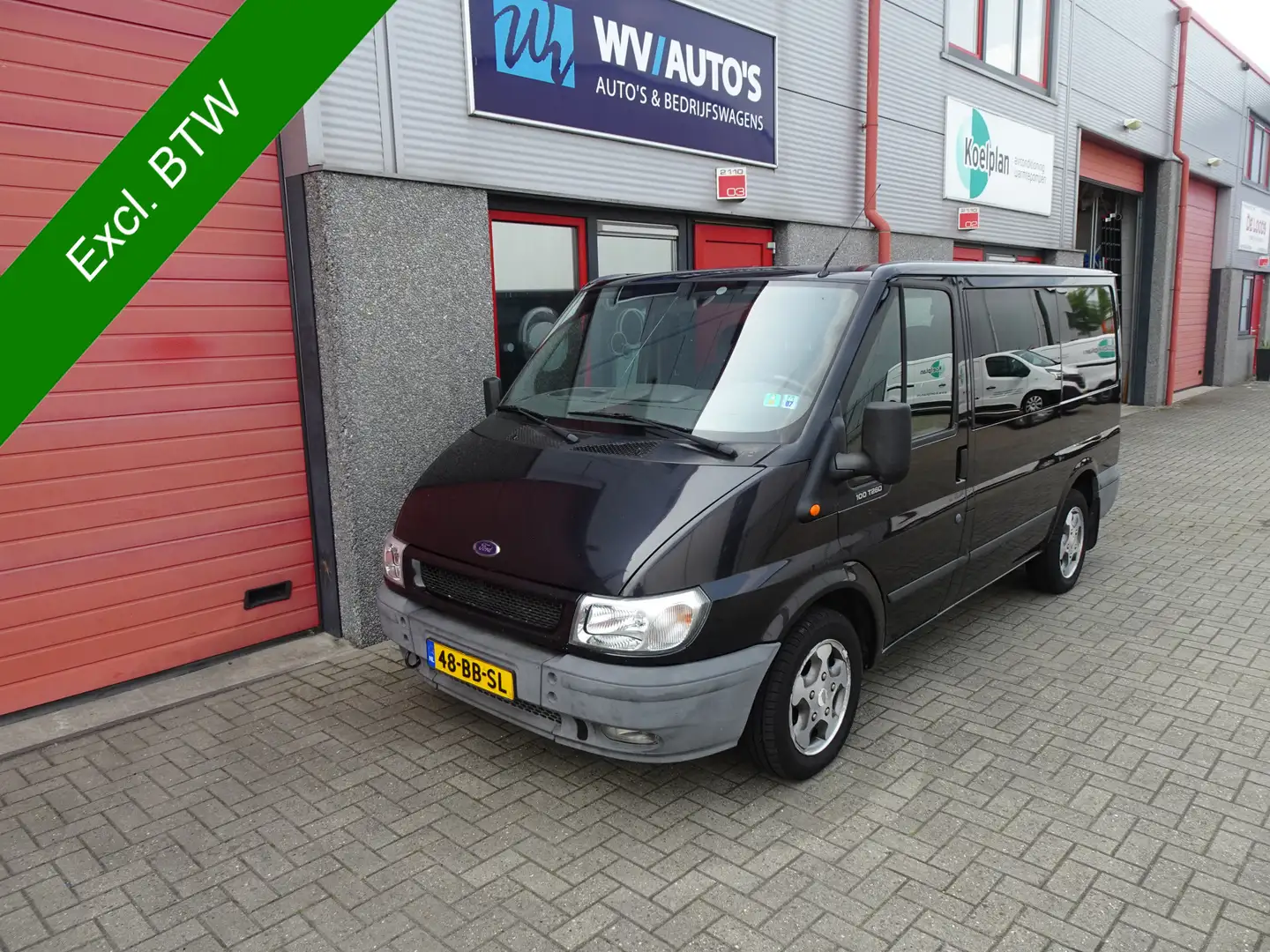 Ford Transit 260S 2.0TDdi Business Edition airco 177572 km ! Zwart - 1