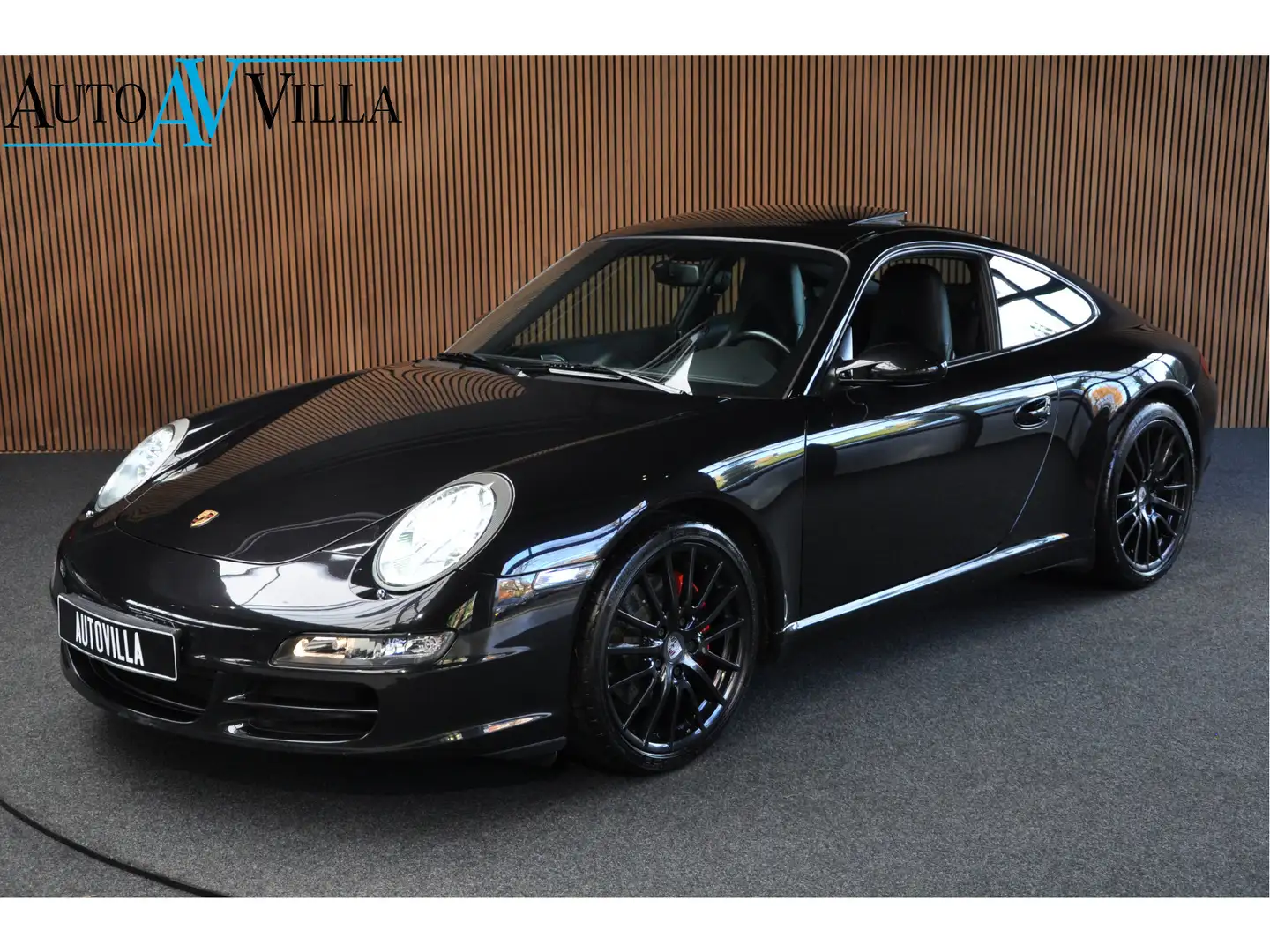 Porsche Egyéb 911 3.8 Carrera S Aut Navi Leer Open dak Bose Memo Fekete - 1