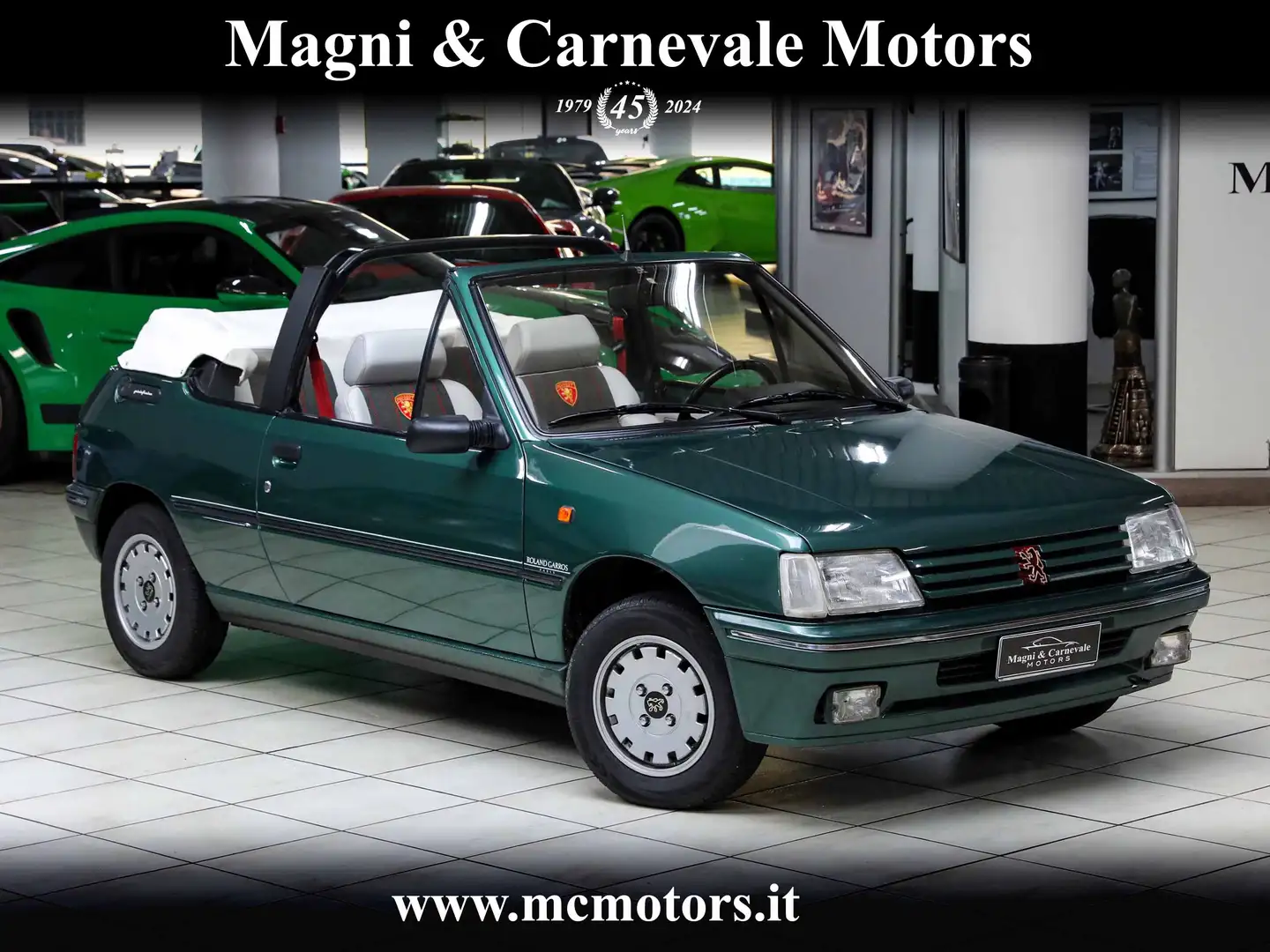 Peugeot 205 "ROLAND GARROS"|TARGA "MI"|SPECIAL EDITION Yeşil - 1