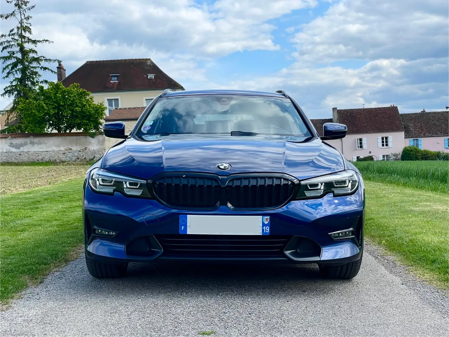 BMW 330 Touring 330i 258 ch BVA8 M Sport Bleu - 2