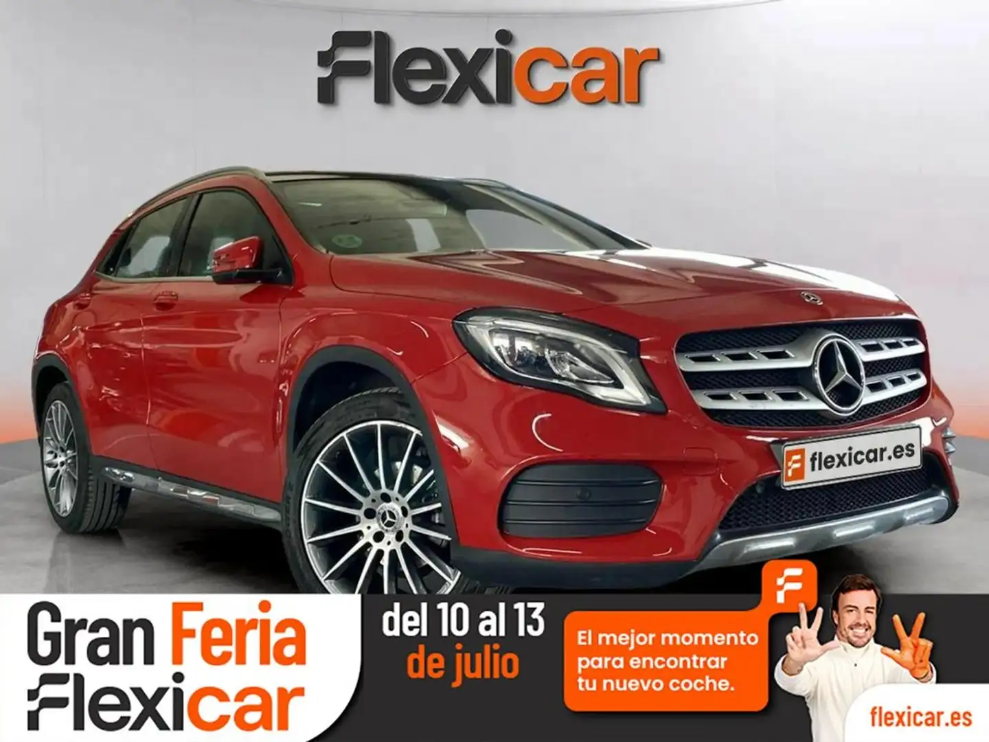 Mercedes-Benz GLA 200 d Rojo - 1