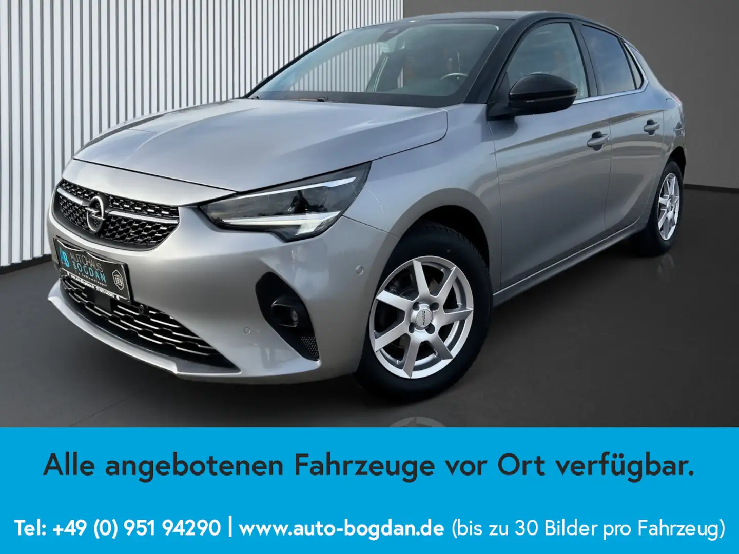 Opel Corsa Elegance LED*Navi vApp*Winterpaket*Teilleder Silber - 2