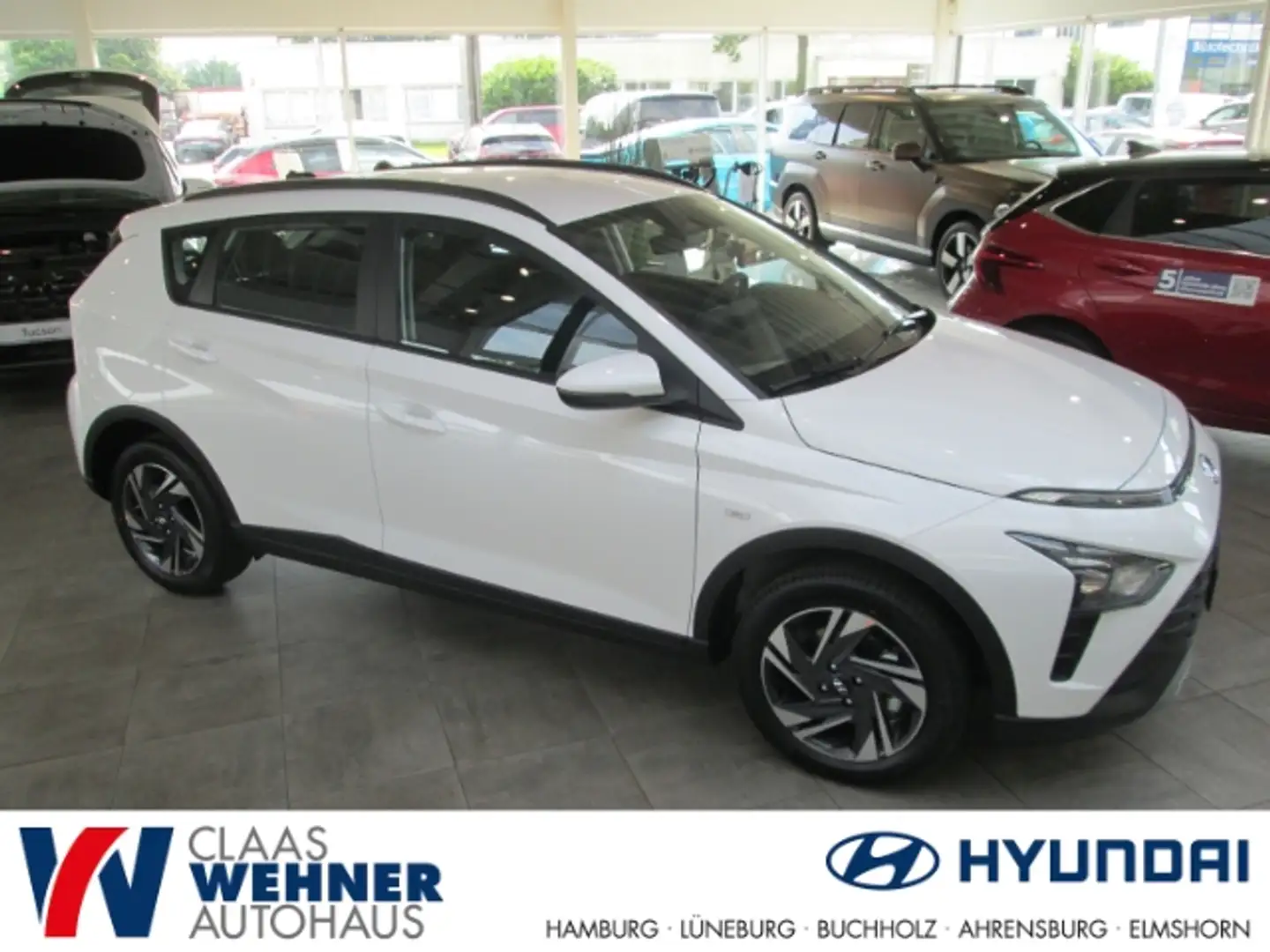 Hyundai BAYON Select Mild-Hybrid 2WD 1.0 T-GDI EU6d Weiß - 1