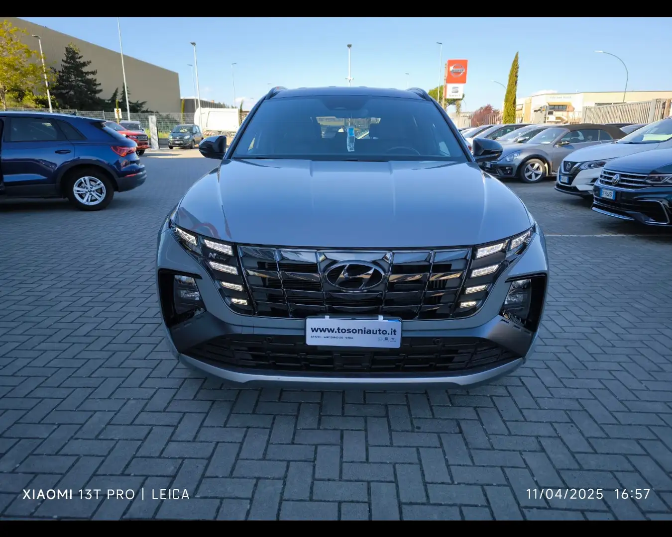 Hyundai TUCSON 1.6 hev NLine 2wd auto Grigio - 2