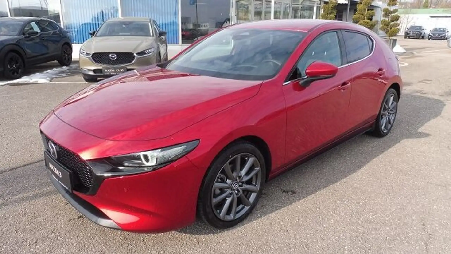 Mazda 3 Mazda3 e-Skyactiv-G140 Takumi Aut. Rot - 1