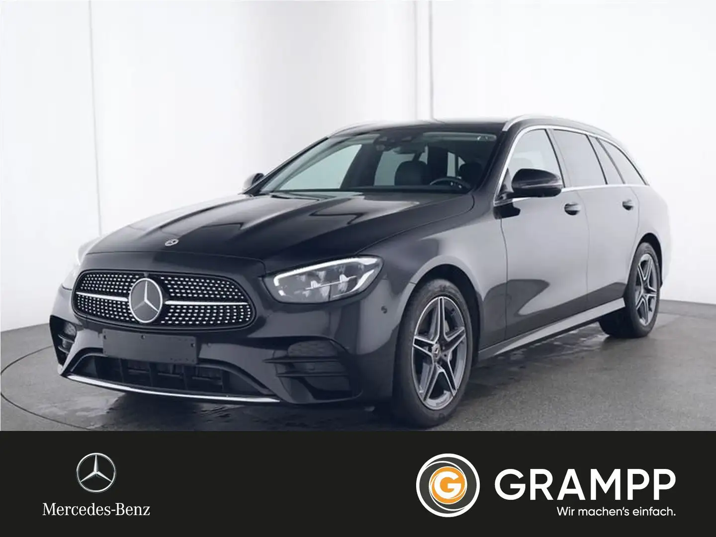 Mercedes-Benz E 300 T de AMG Fahrass./Pano/AHK/Sound/Business Schwarz - 1