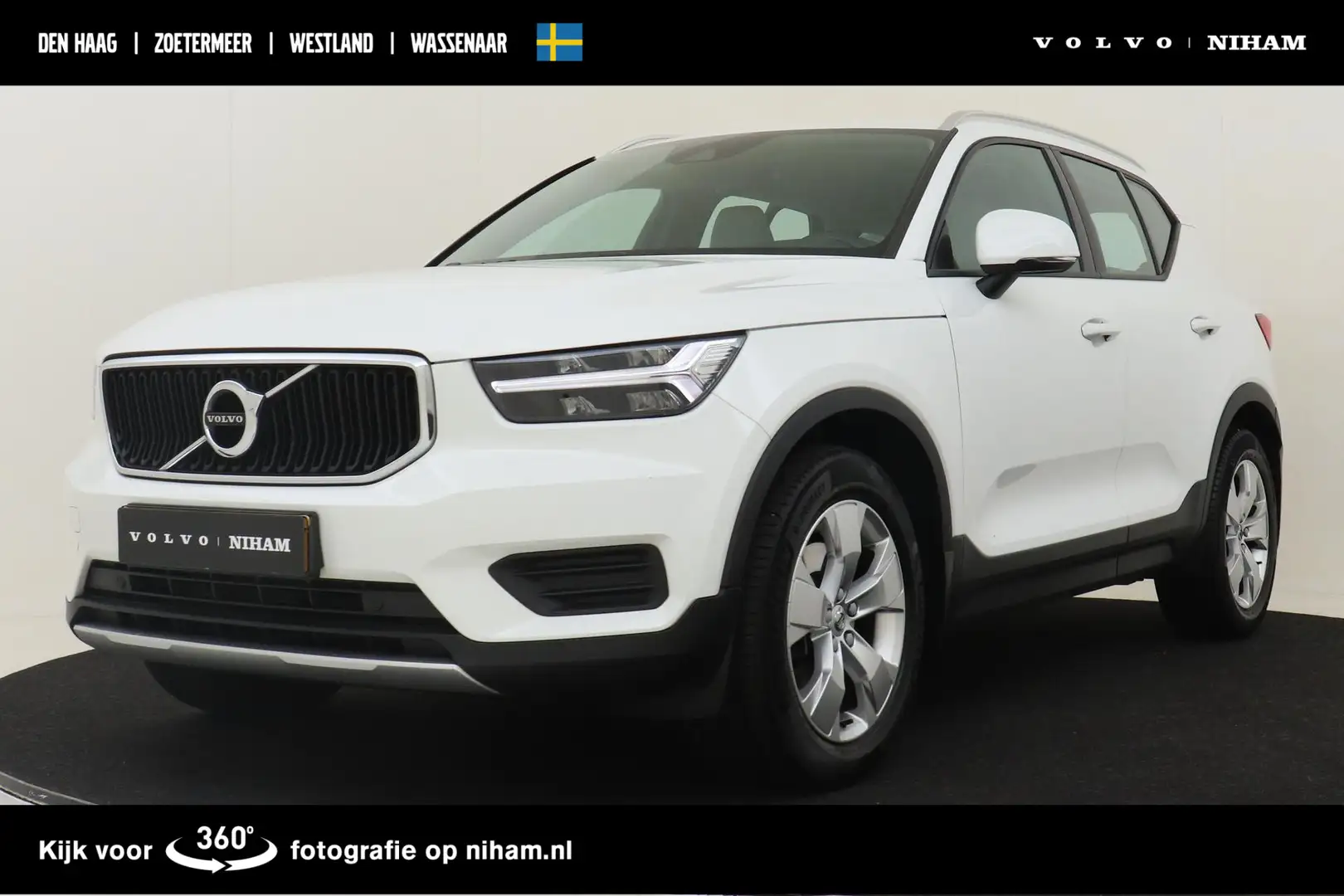 Volvo XC40 T4 AUT. MOMENTUM -TREKHAAK|PDC|CRUISE|18"|AUTOMAAT Wit - 1