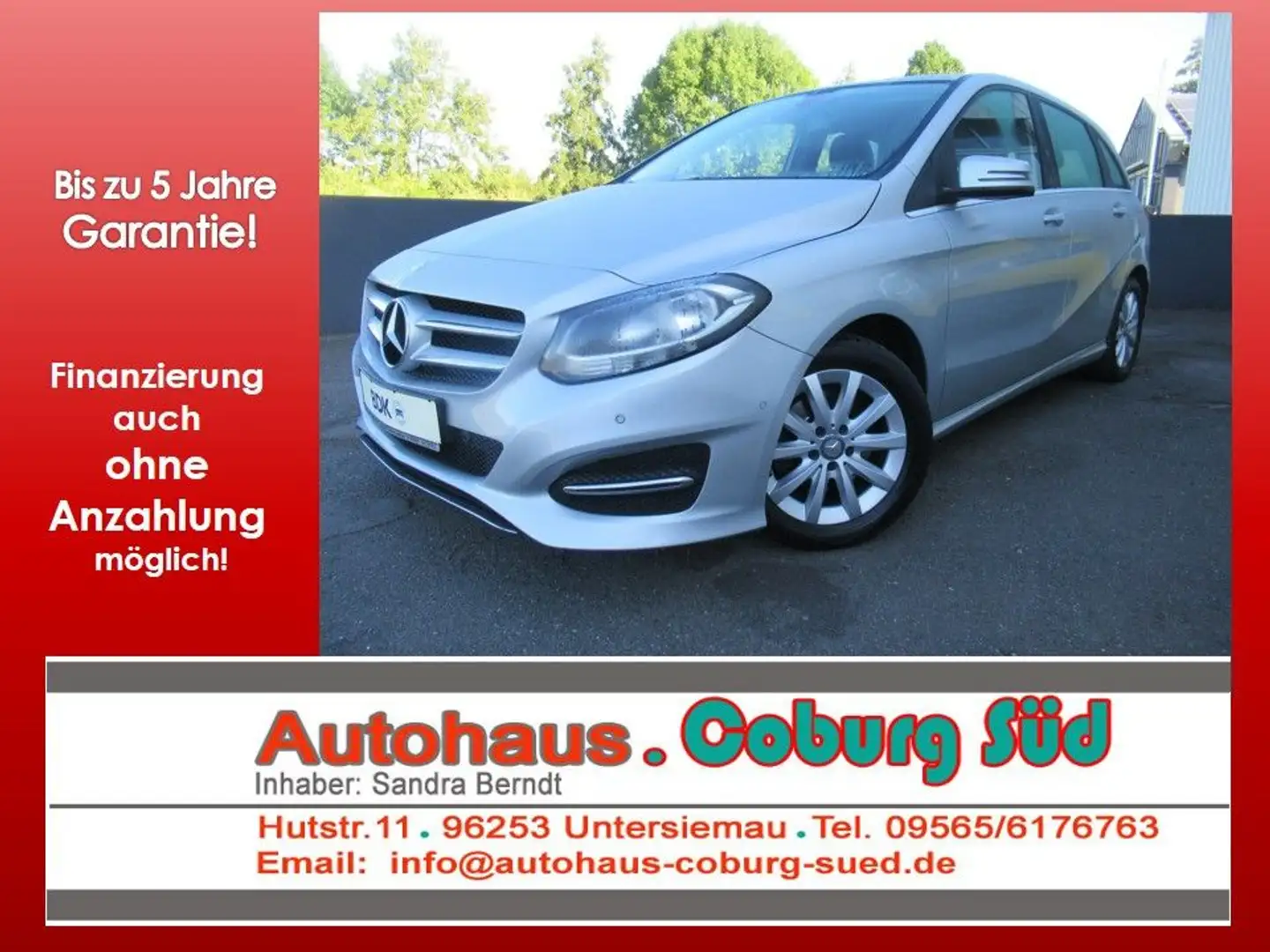 Mercedes-Benz B 180 KLIMA NAVI SHZG PDC ALU CHROM Silber - 1