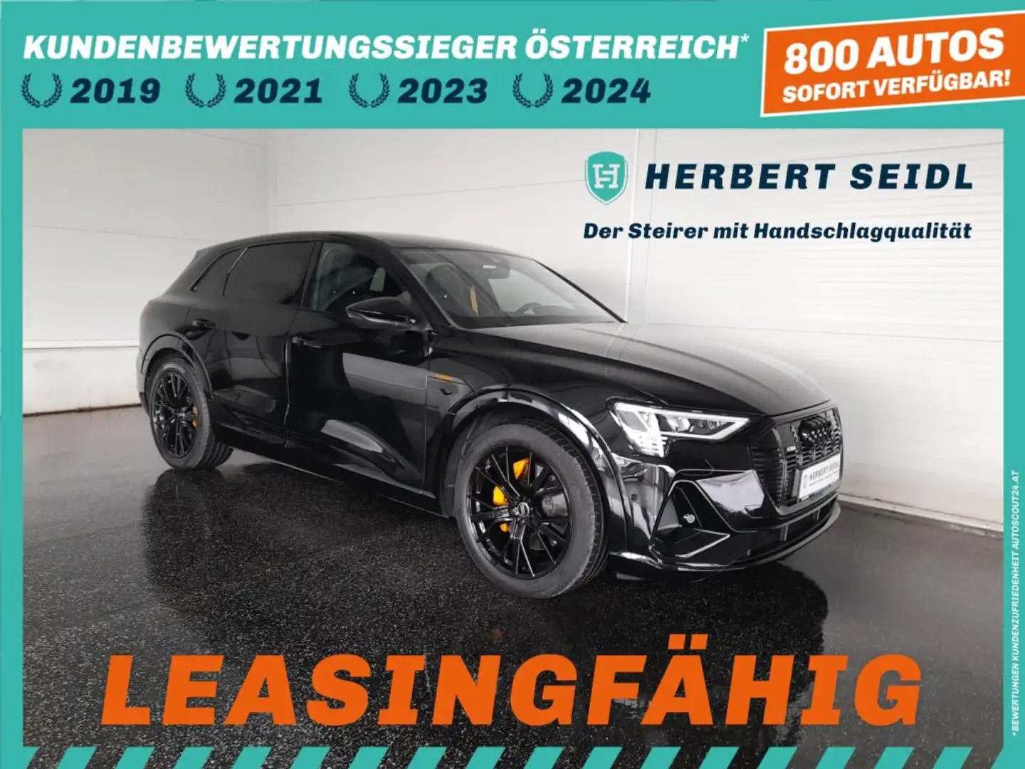 Audi e-tron 50 quattro S-LINE BLACK EDITION *NP: € 81.943,-- / 21 ZOLL / SPORTLENKRAD / AMBIENTEBELEUCHTUNG PLUS / KAMERA* Schwarz - 1