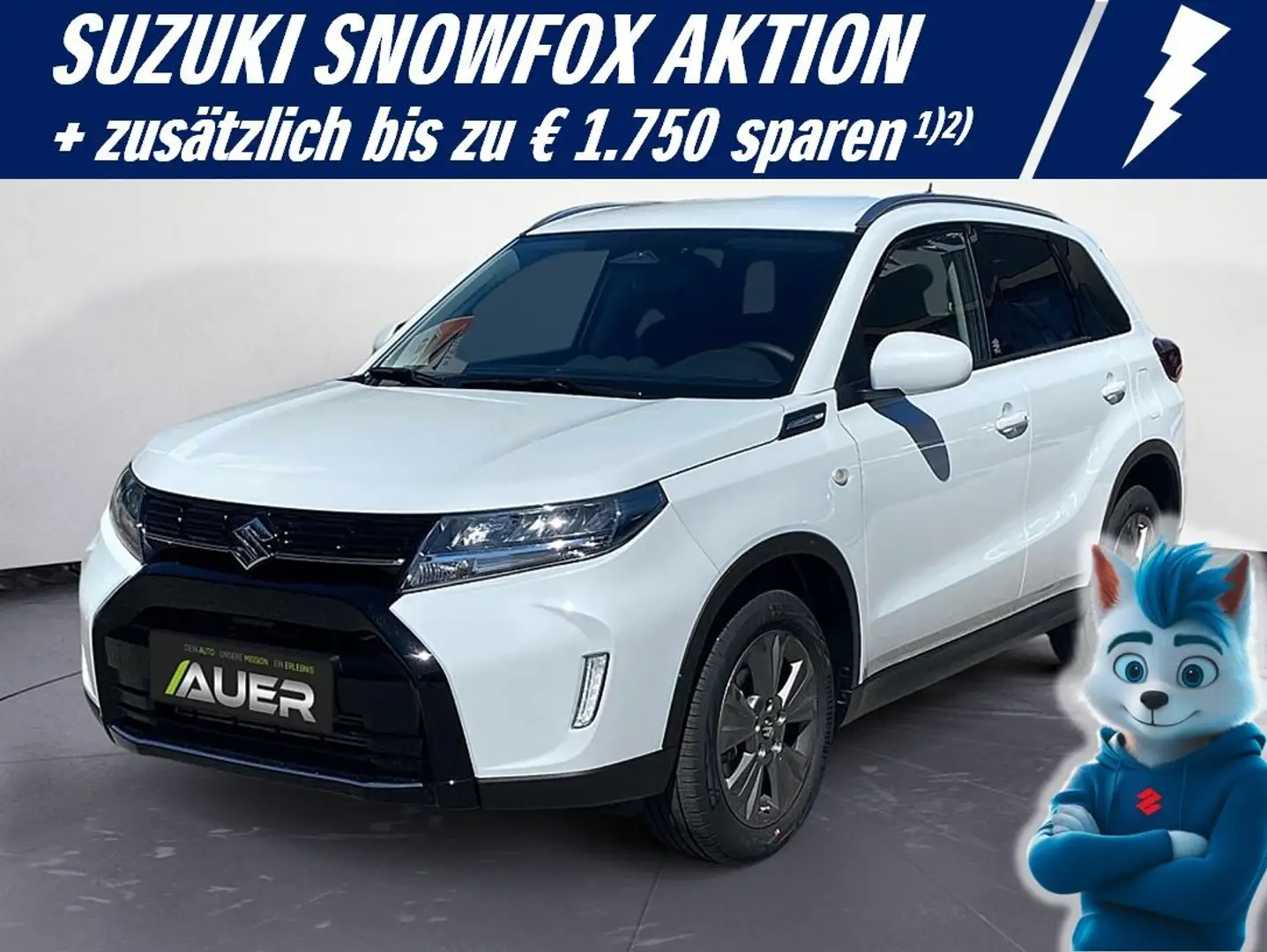 Suzuki Vitara 1,4 DITC Hybrid ALLGRIP shine | ab 26.240,- Weiß - 1