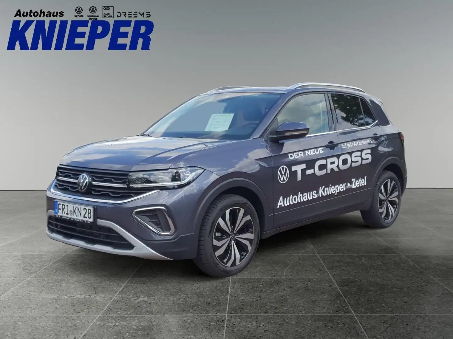 Volkswagen T-Cross Style 1.0 TSI Automatik+Rückfahrkamera+Klima Grau - 1
