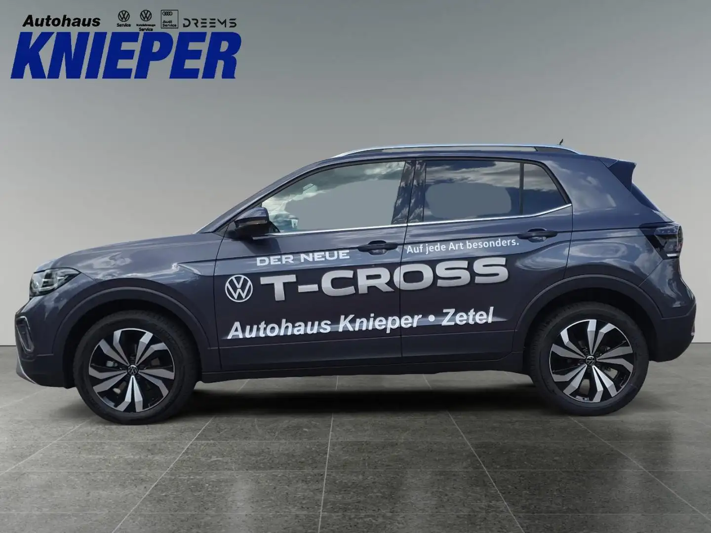 Volkswagen T-Cross Style 1.0 TSI Automatik+Rückfahrkamera+Klima Grau - 2