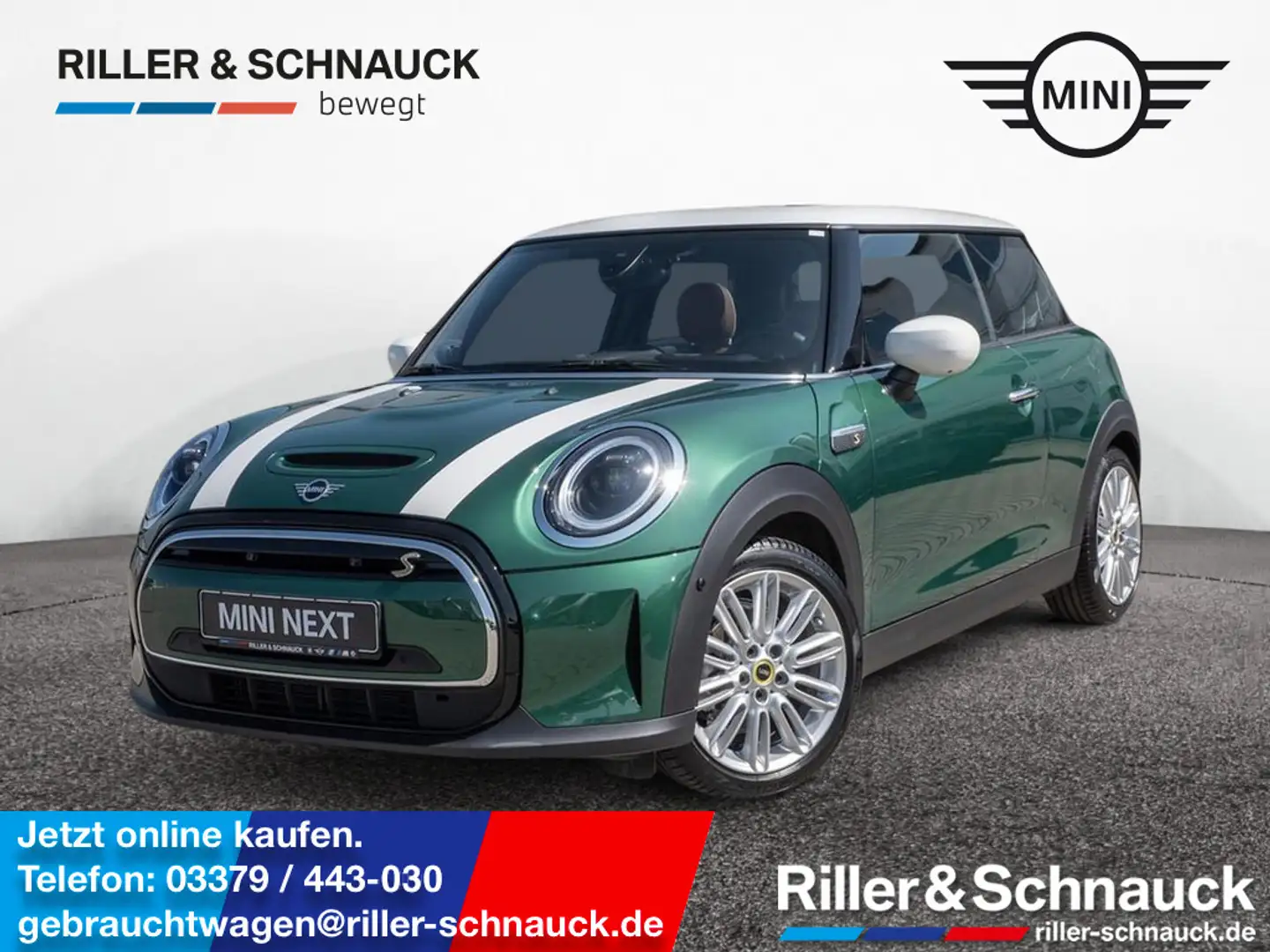 MINI Cooper SE Classic Trim SHZ NAVI HUD LED PANO Zöld - 1