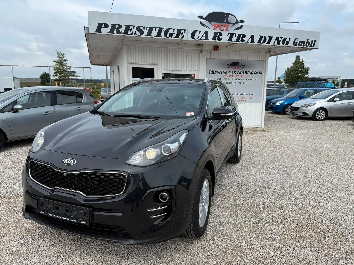 Kia Sportage 1.6 GDI 2WD*1.HAND* Zwart - 1