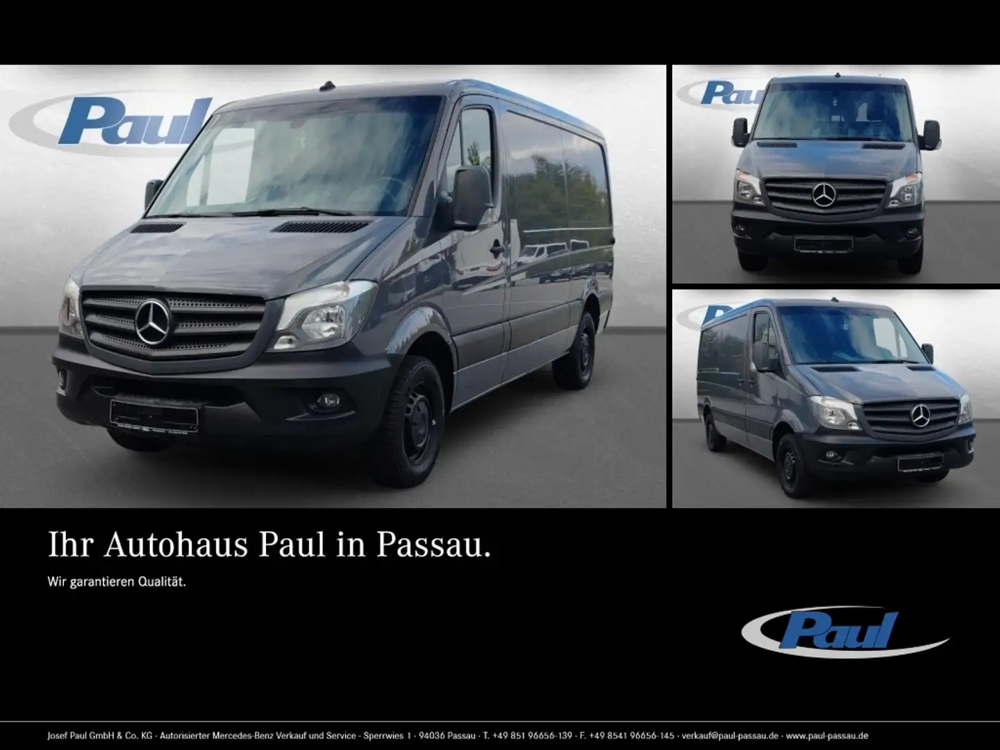 Mercedes-Benz Sprinter 316 CDI KA Navi+Kam+7G+Sthzg+AHK3,5+Kli Grigio - 1