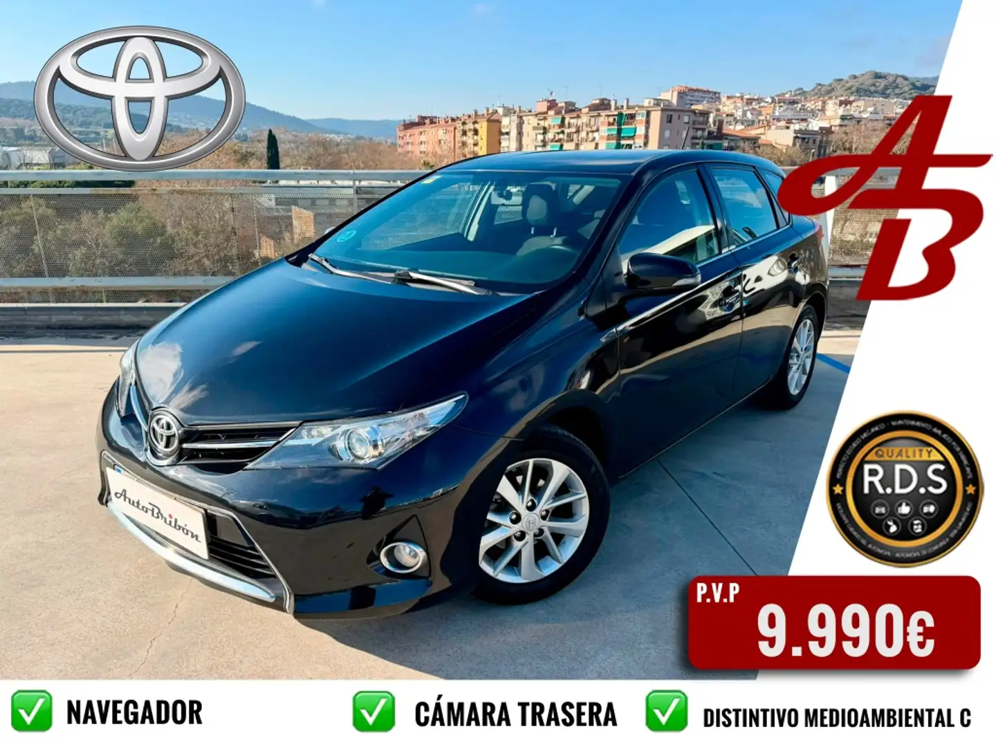 Toyota Auris 130 Feel! Negro - 1