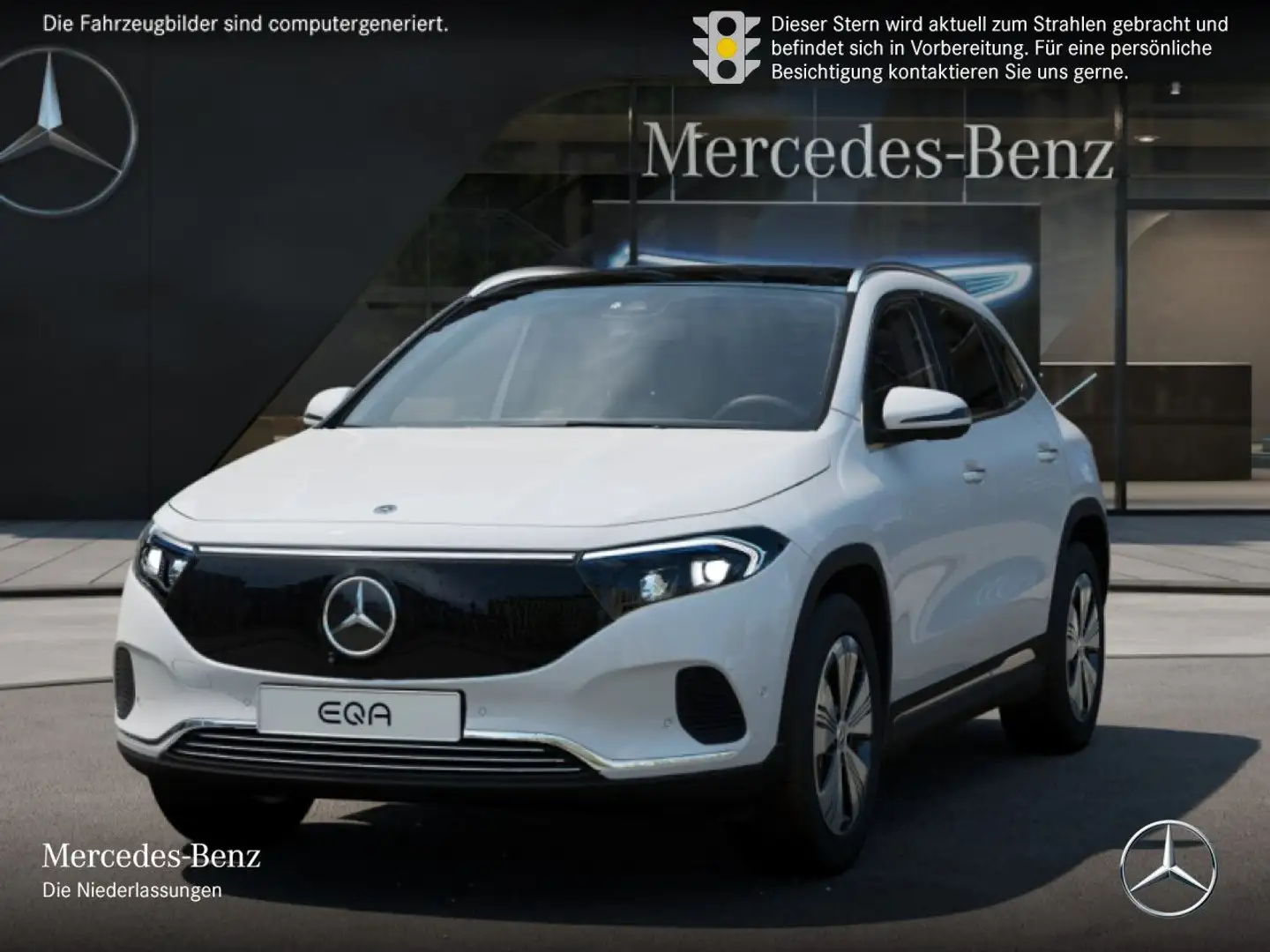 Mercedes-Benz EQA 250 PROG+PLUS-PAKET+PANO+360+MEMORY+KEYLESS Weiß - 2