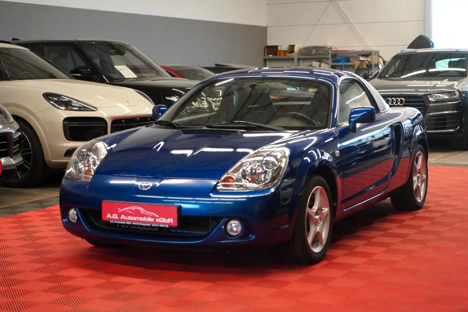 Toyota MR 2 Roadster SMT 1.8 Aut*1Hand*Hardtop* Blau - 1