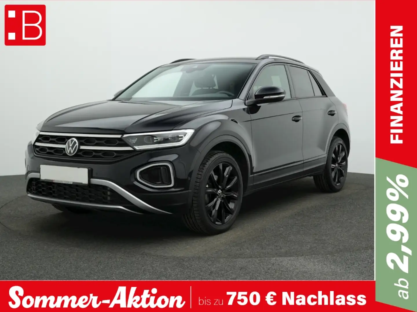 Volkswagen T-Roc 1.5 TSI DSG Black Style NAVI KAMERA IQ.DRIVE Schwarz - 1