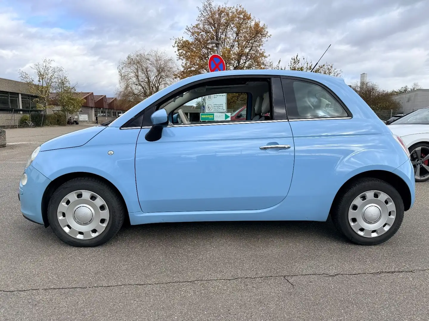 Fiat 500 Blau - 2