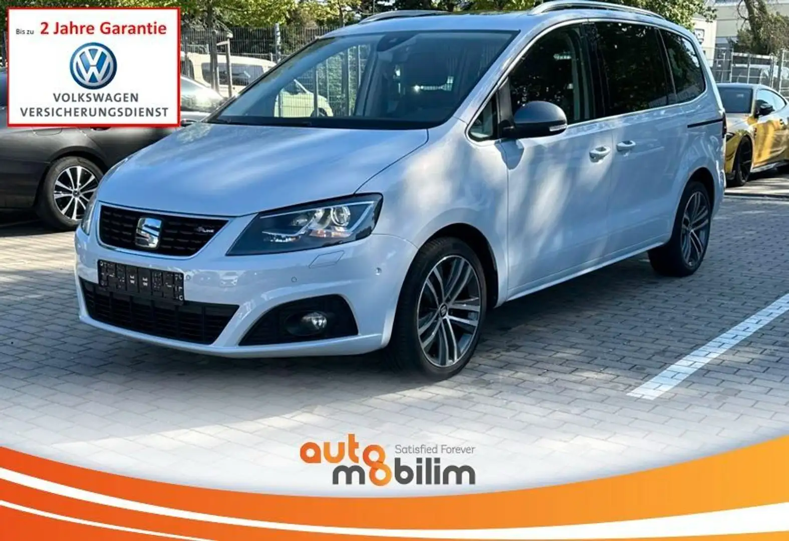 SEAT Alhambra FR Line 2.0 TDI*DSG*7-Sitz*E-Türe*PANO* Blanc - 1