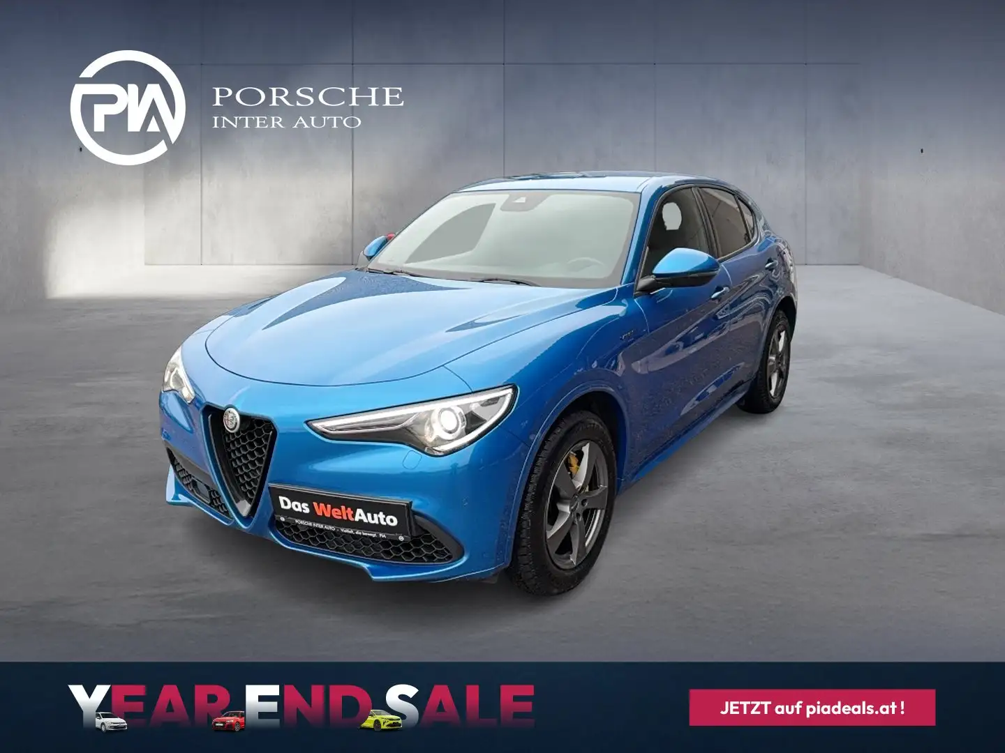 Alfa Romeo Stelvio Veloce 2,0 16V 280 AT8 Q4 Blau - 1